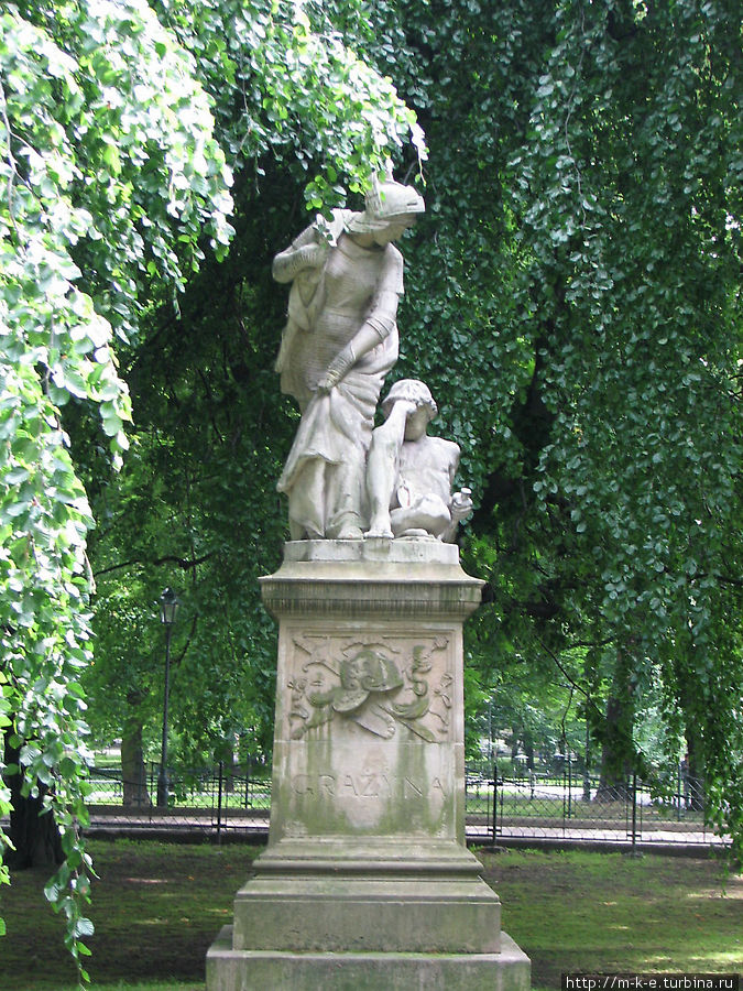 памятник Гаржине и Литавору Краков, Польша