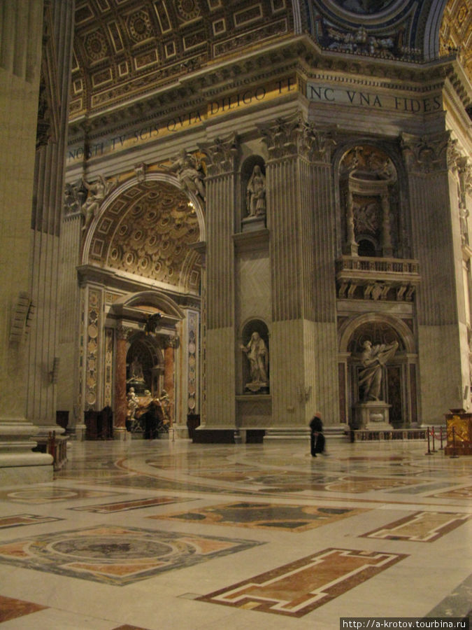 Ватикан по периметру - и внутри Ватикан (столица), Ватикан