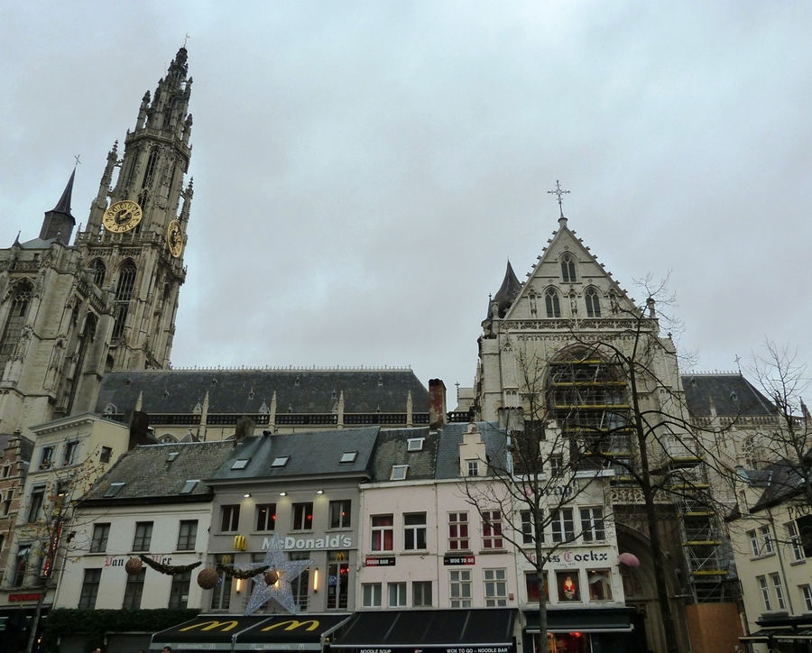 По Антверпену пешком и с картой Антверпен, Бельгия
