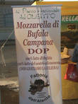 Рекламный лист предприятия по производству характерного продукта Кампании-моццареллы(брынза из молока буйволиц).
