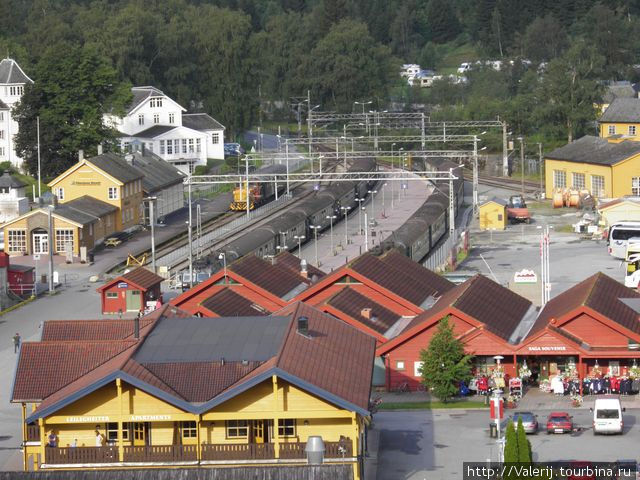 Станция Фломсбаны Восс, Норвегия