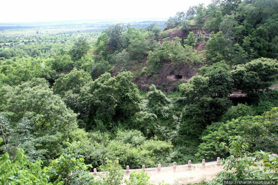 Склон холма зарос лесом Монива, Мьянма