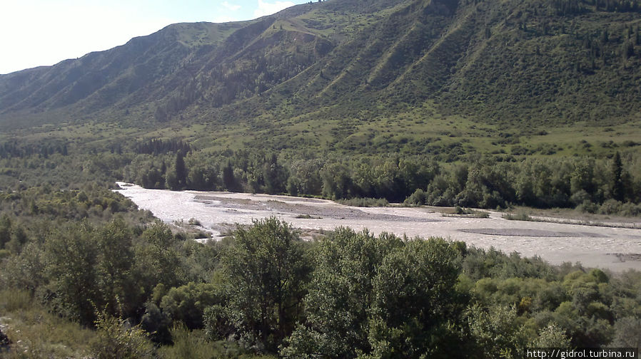 Река Чилик. Алматинская область, Казахстан