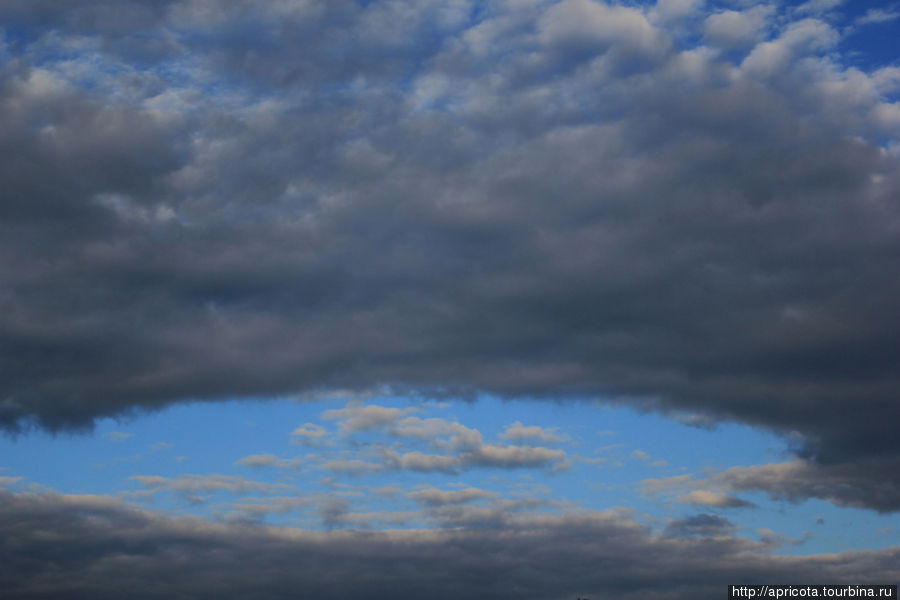 небо после затяжного дождя Тульская область, Россия