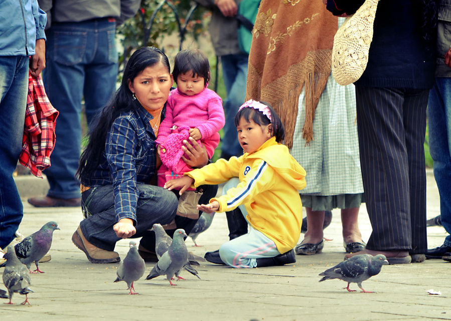 … кто-то действует более осторожно, пытаясь потихоньку втереться в доверие… Ла-Пас, Боливия