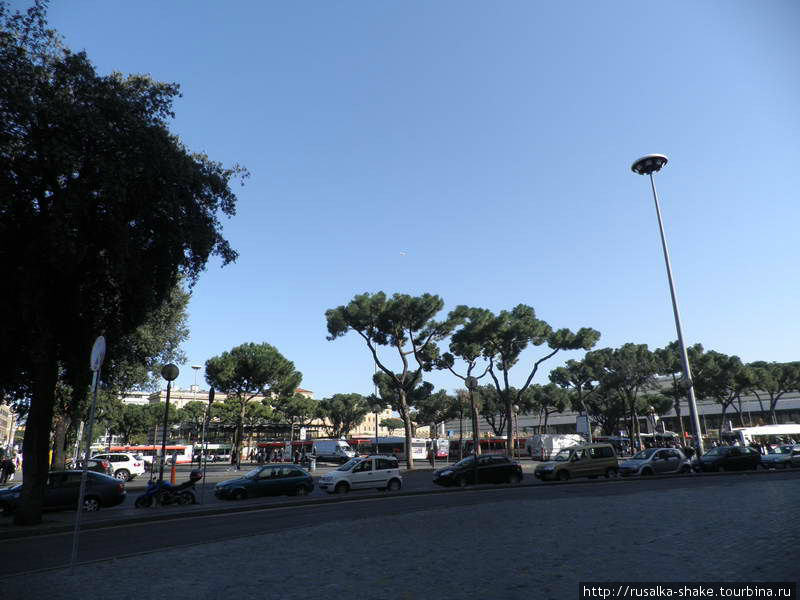 Площадь Республики и Термы Диоклетиана Рим, Италия