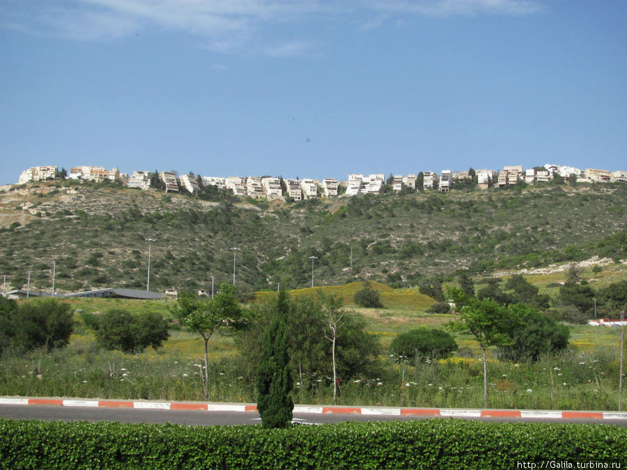 Хайфа на горе Кармель. Хайфа, Израиль