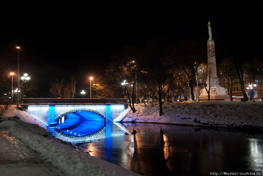Рижский городской канал Рига, Латвия