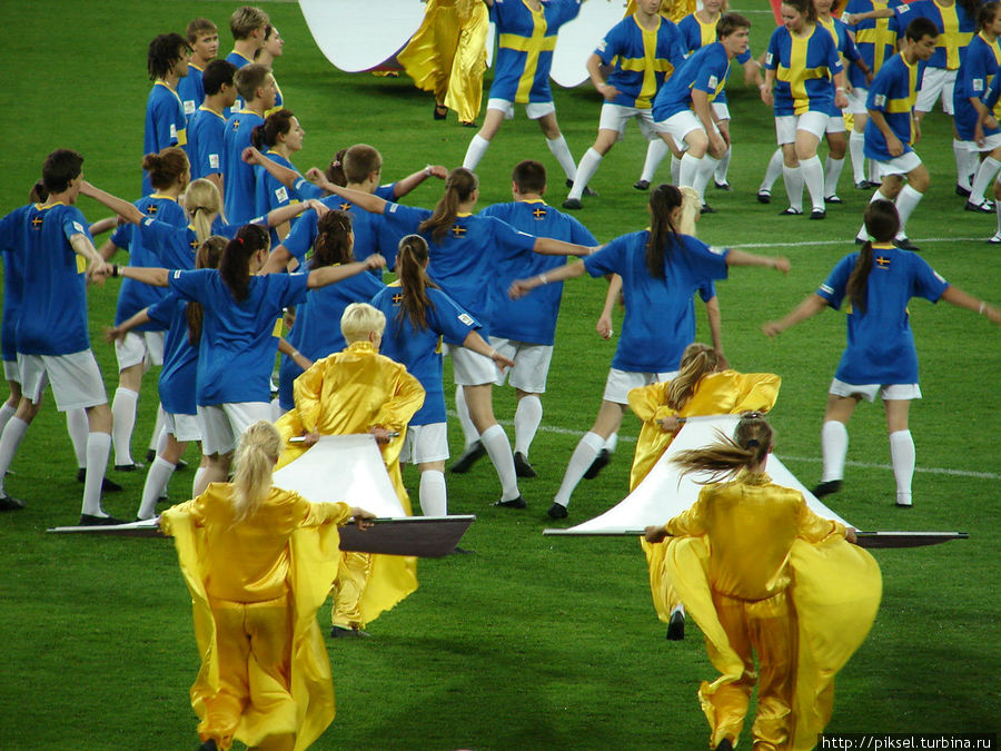 Церемония — шоу перед началом матча Киев, Украина