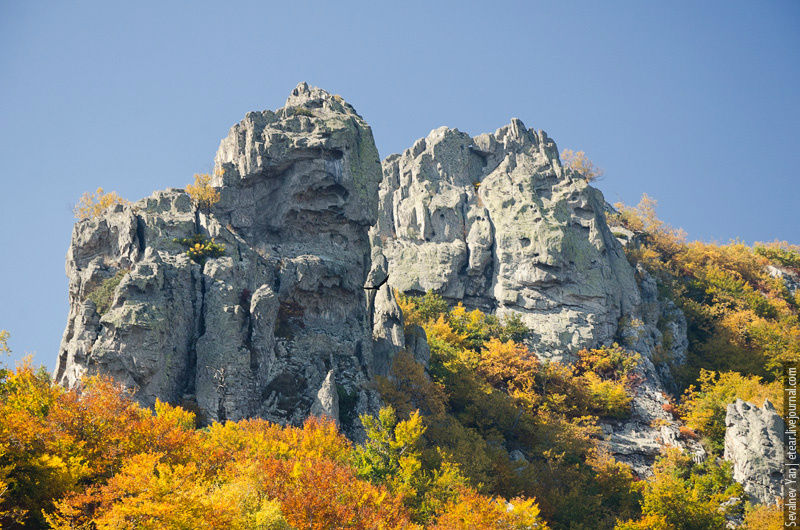 Бештау. Осень, тепла, мягкая и очень желтая осень Пятигорск, Россия