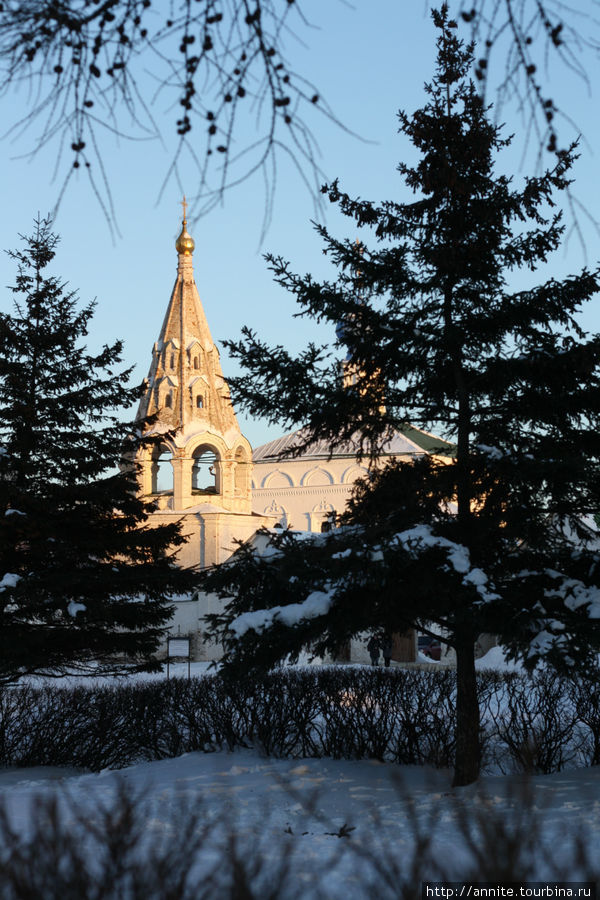 Церковь Богоявления в Спасском монастыре Кремля. Рязань, Россия