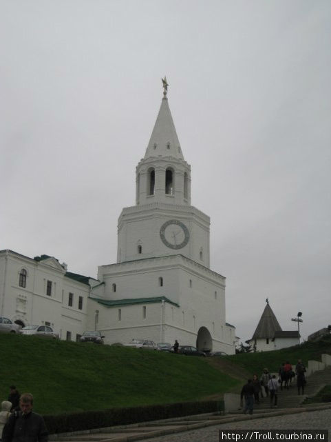 Спасская башня, главный вход в Кремль Казань, Россия