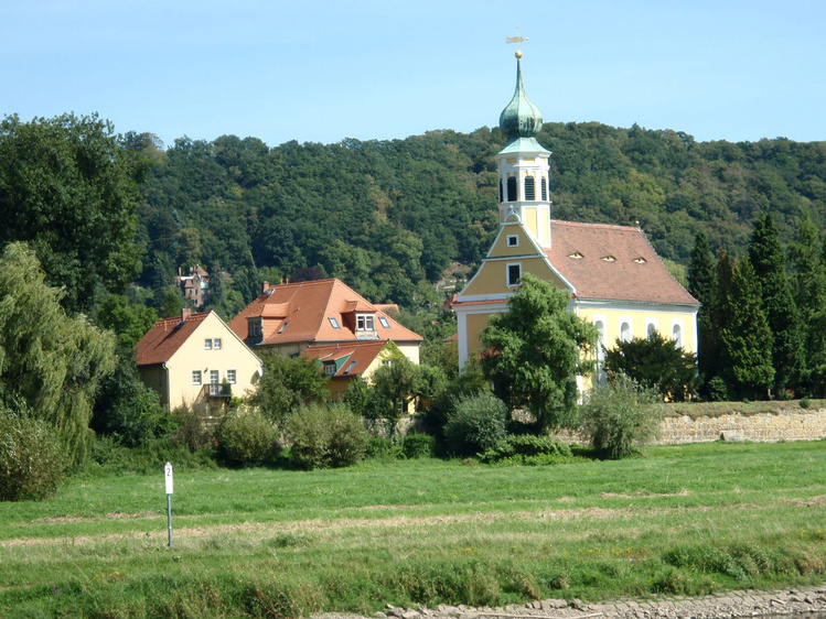 Вид на Хостервиц с церков