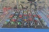Единственный экспонат музея, который удалось увидеть, — модели всех автомобилей-победителей.