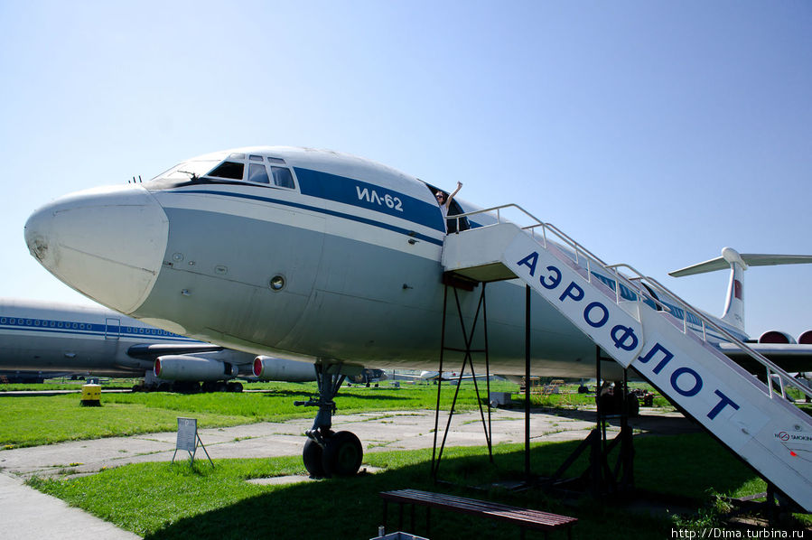 Идём внутрь Ил-62 Киев, Украина
