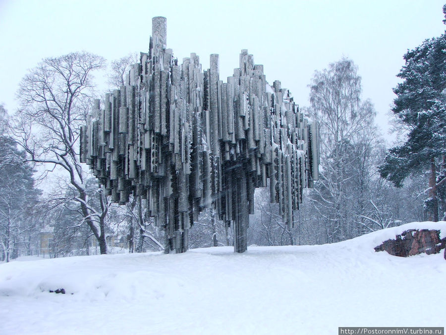 Памятник Сибелиусу Хельсинки, Финляндия