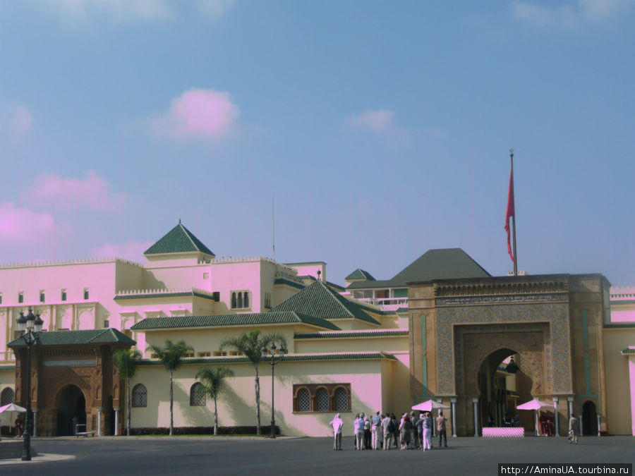 королевский дворец Хасана II Рабат, Марокко