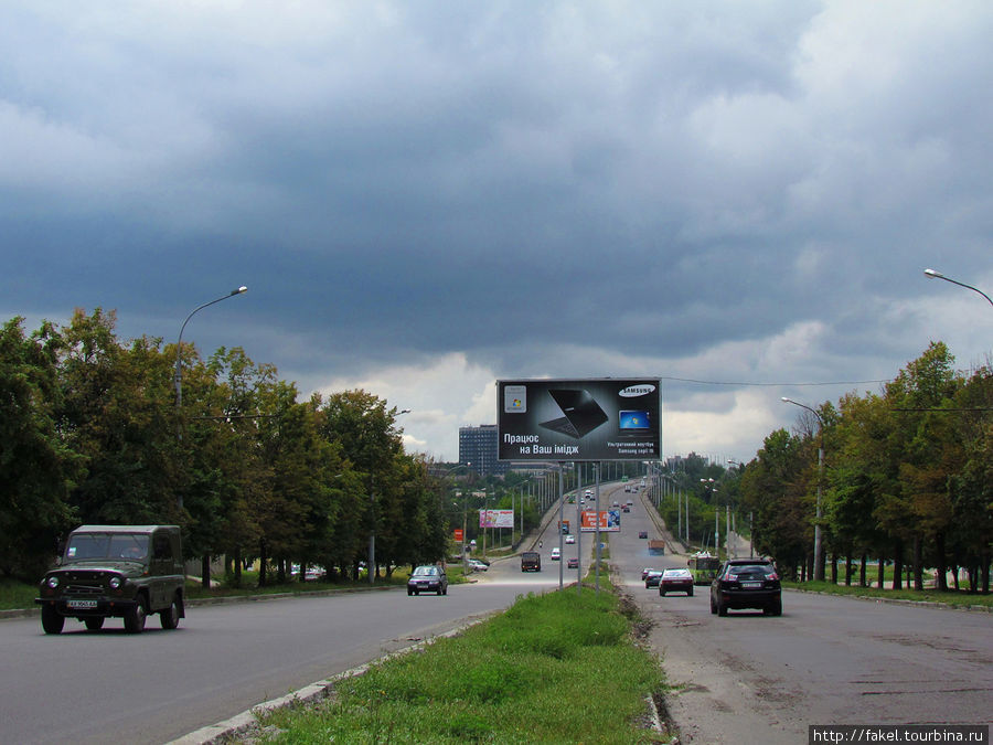 Вид на путепровод со стороны улицы Халтурина Харьков, Украина