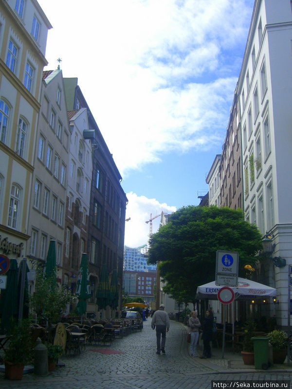 Улица Дайхштрассе Гамбург, Германия