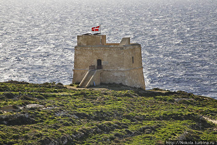 Береговая смотровая башня Двейра залив, Мальта
