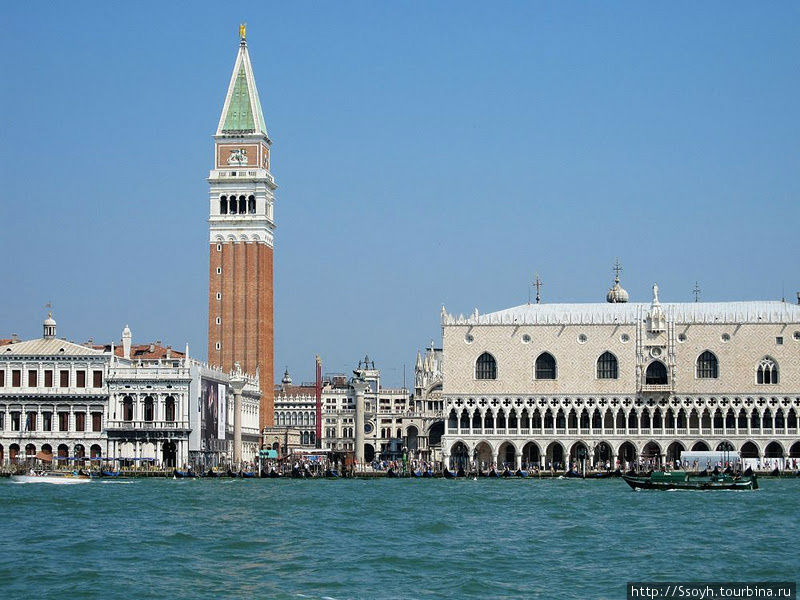 Знаменитая площадь Сан-Марко. Венеция, Италия