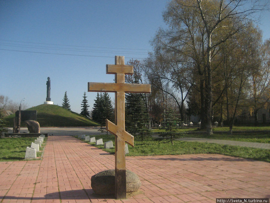 Вид на мемориал Курган Славы Малоярославец, Россия