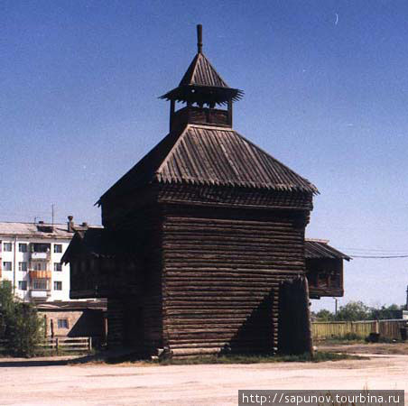 Казацкий острог, положивший начало городу Якутск, Россия