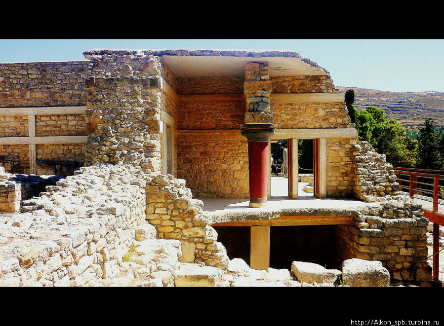 Останки Минойской цивилизации Остров Крит, Греция