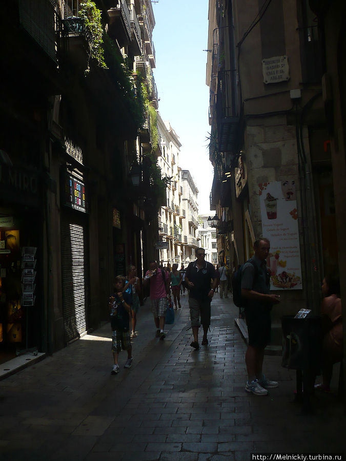 Прогулка по улочкам Барселоны Барселона, Испания