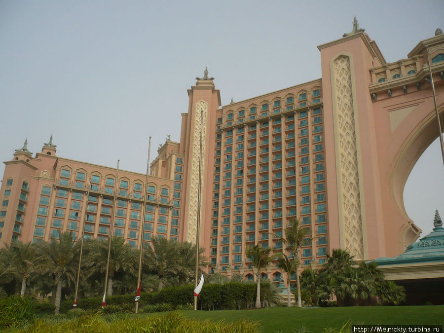 Отель Атлантис Пальм и набережная Персидского залива Дубай, ОАЭ