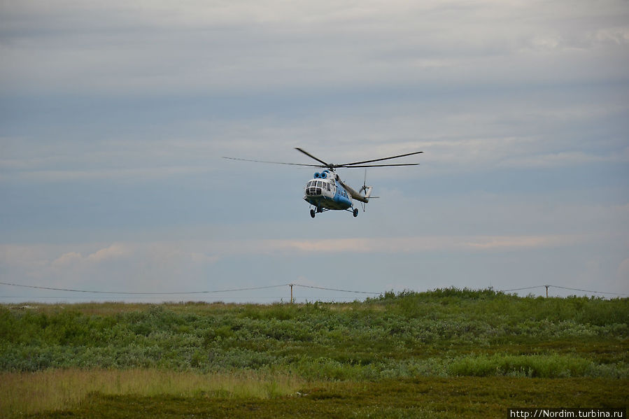 Полёт над тундрой Усинск, Россия