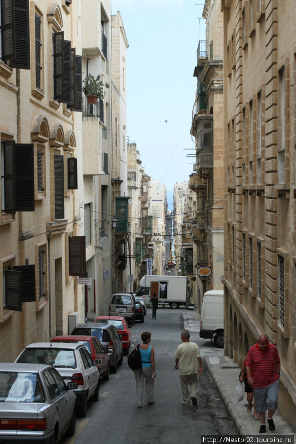Валетта. Улица. Сицилия, Италия