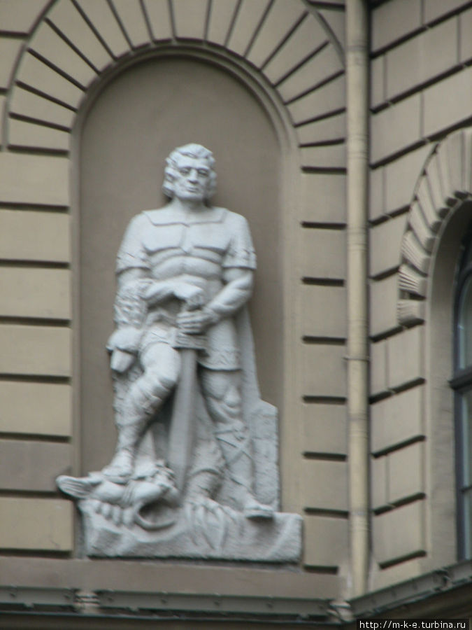 Скульптура Лачплесиса Рига, Латвия