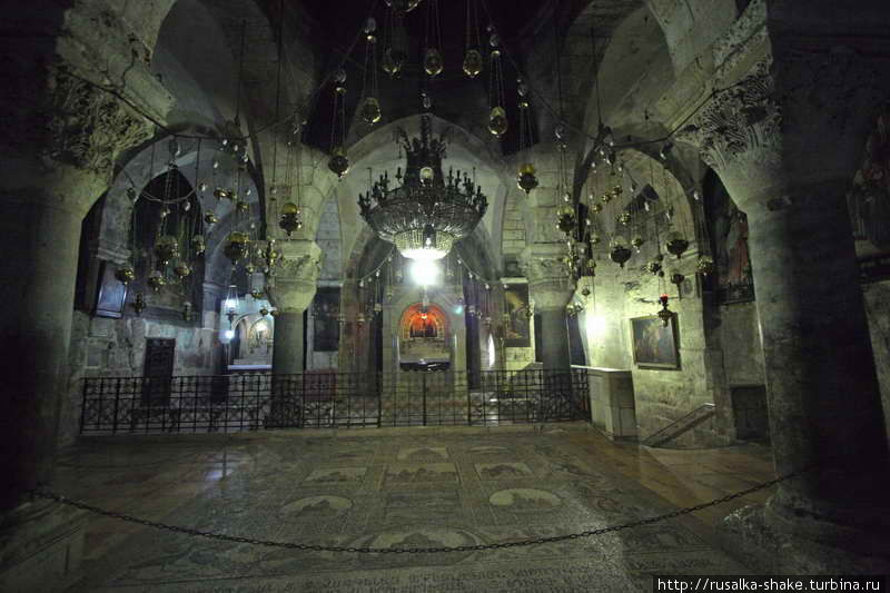 Подземная церковь св. Елены Иерусалим, Израиль