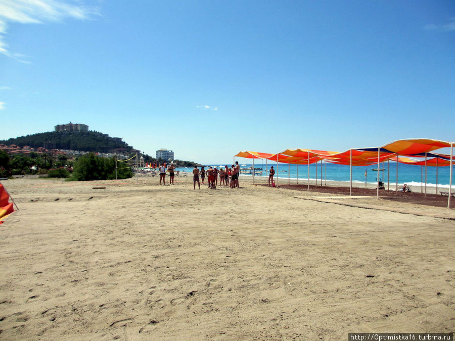 А вот и наш пляж Махмутлар, Турция