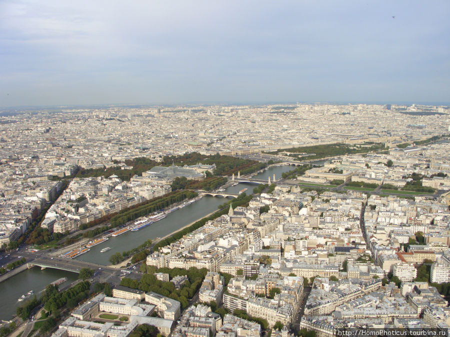С Эйфелевой башни Париж, Франция