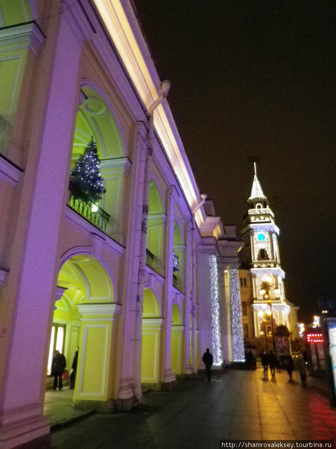 Думская башня в ожидании Нового Года Санкт-Петербург, Россия