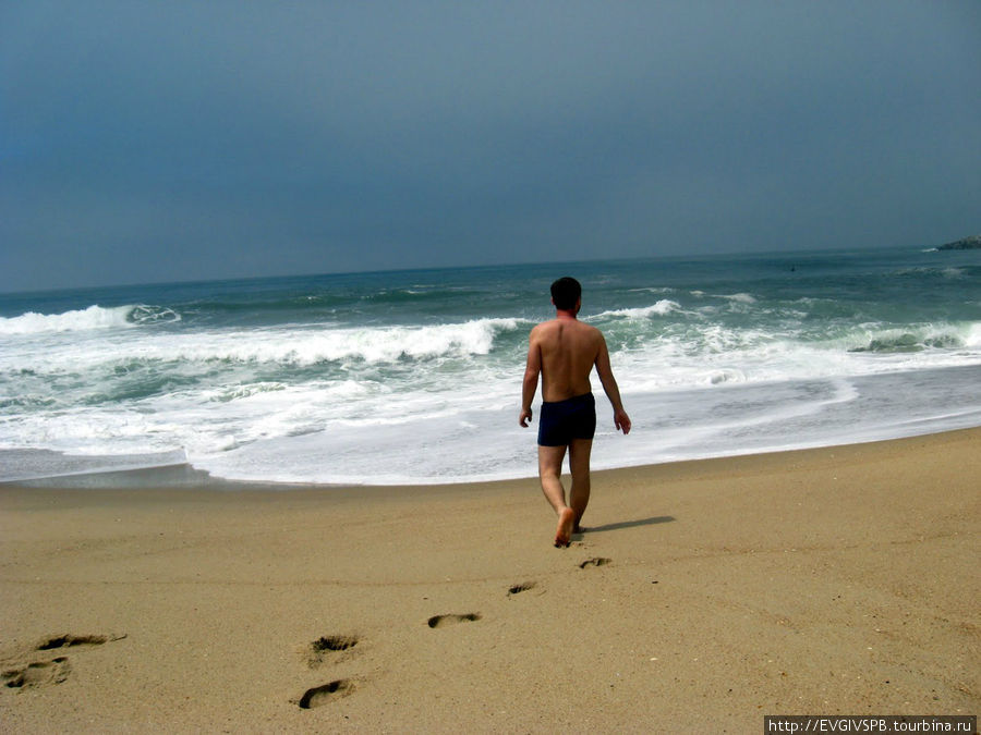 Пляжи в Эшпинью -туманно, безлюдно...душевно. Эшпинью, Португалия
