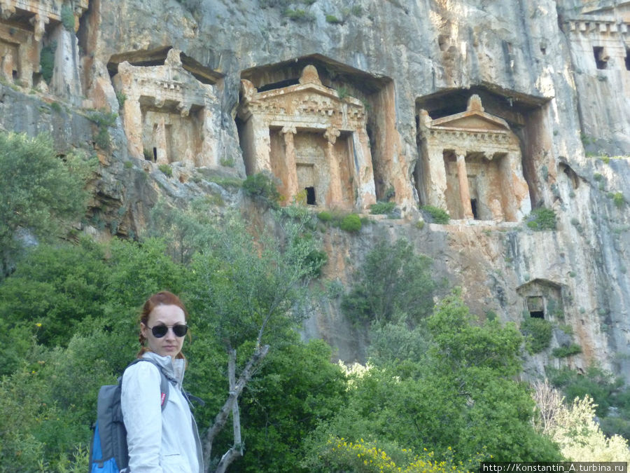 гробницы в скалах4 Кёйджегиз, Турция