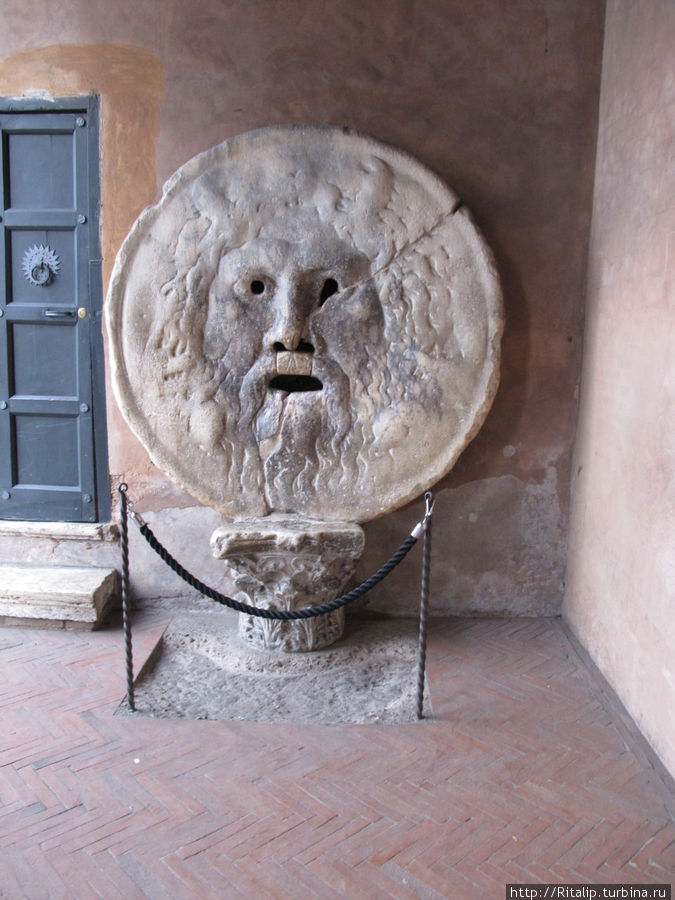 Знаменитые Уста истины Рим, Италия