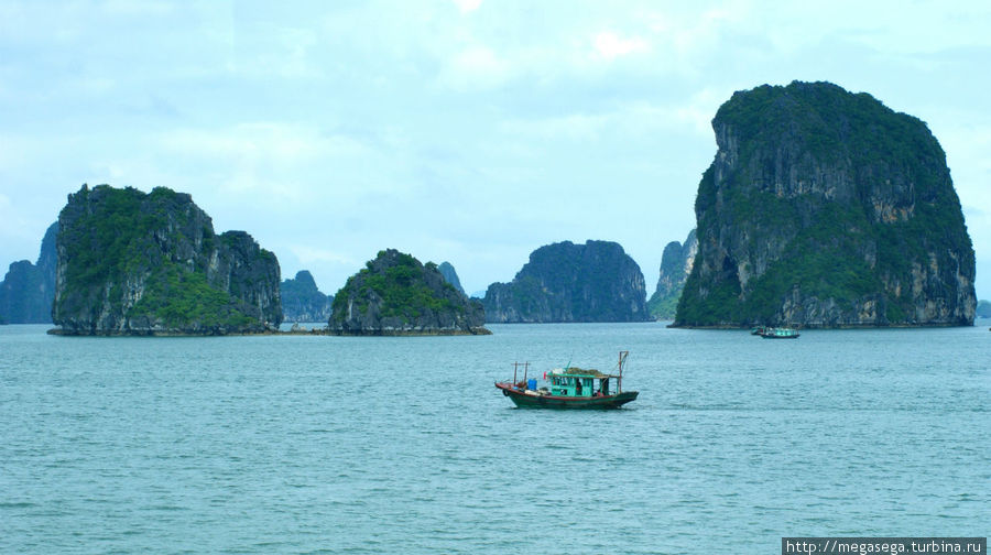 Рыбаки Халонг бухта, Вьетнам
