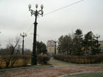 Вид слева от Комсомольской площади...