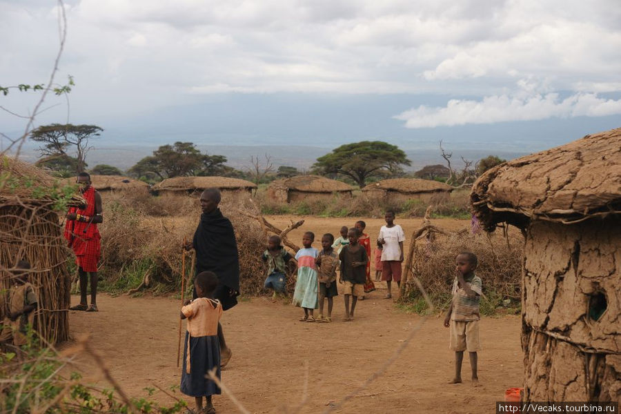 Дети масаев Кения