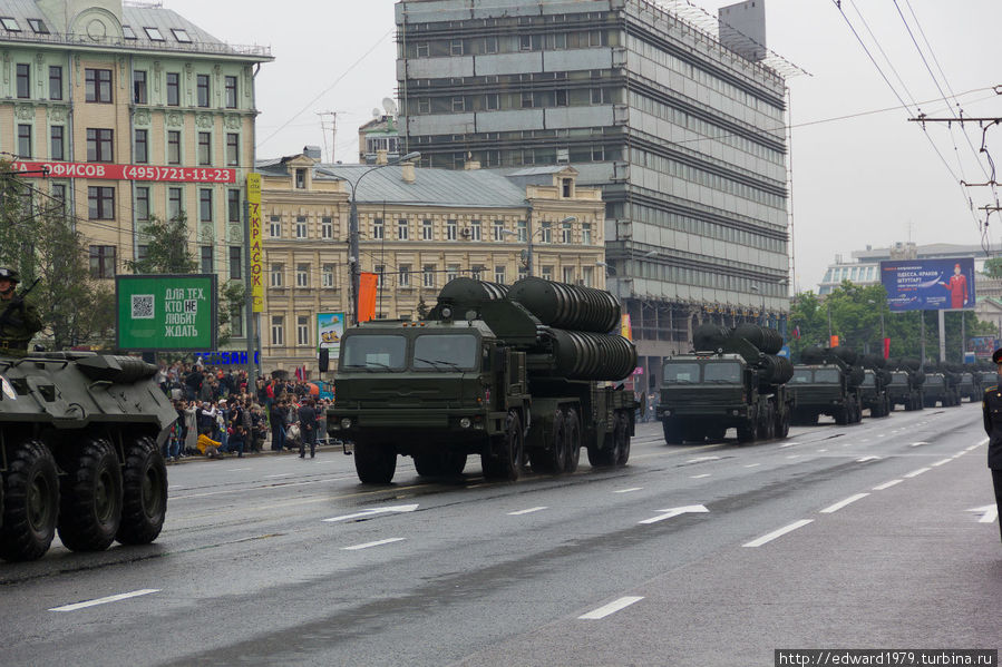 Парад военной техники в День Победы Москва, Россия