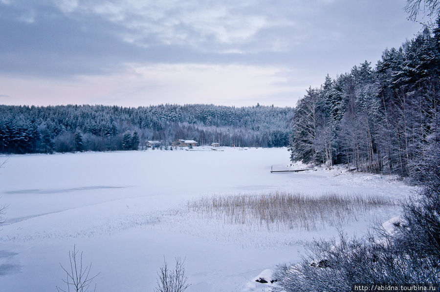 Сказочная зима в Финляндии Нурмес, Финляндия