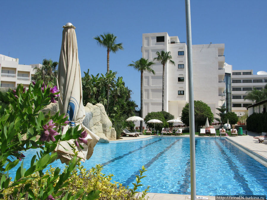 Отель Adams Beach и пляж Nissi Beach Айя-Напа, Кипр