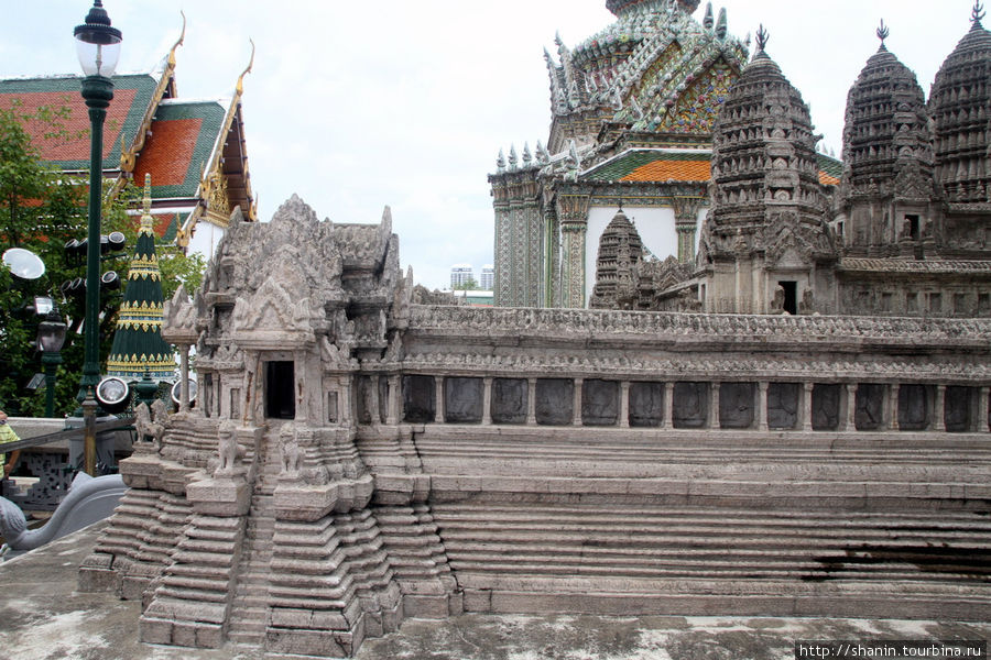 Модель знаменитого Ангкор-вата Бангкок, Таиланд