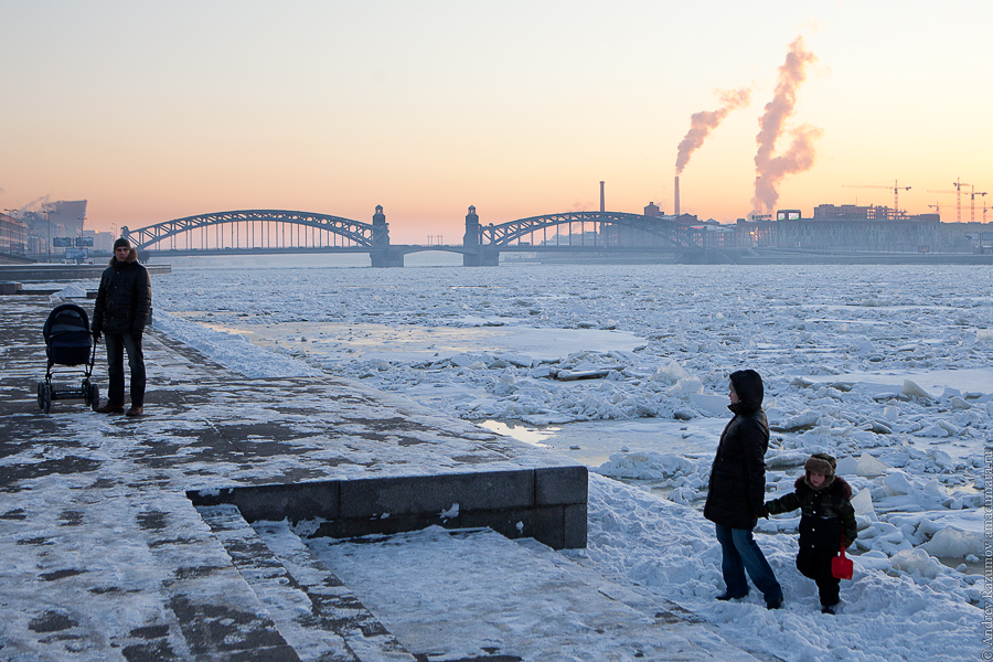 Настоящая зима в Санкт-Петербурге Санкт-Петербург, Россия
