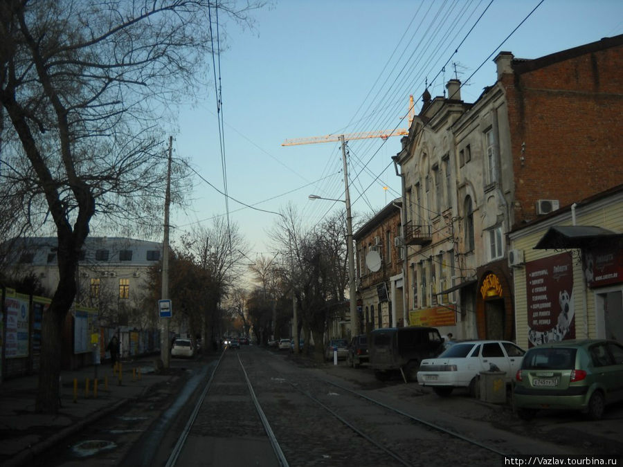 Улица типично провинциальная Краснодар, Россия