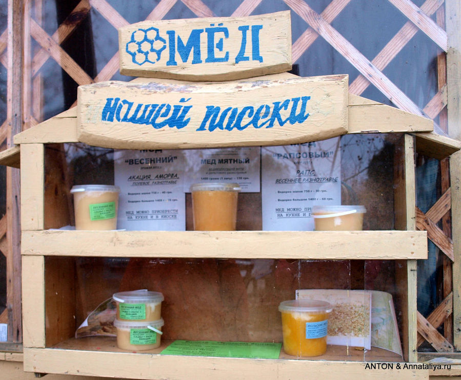 Мёд с пасеки на островах дельты Дуная. Вилково, Украина